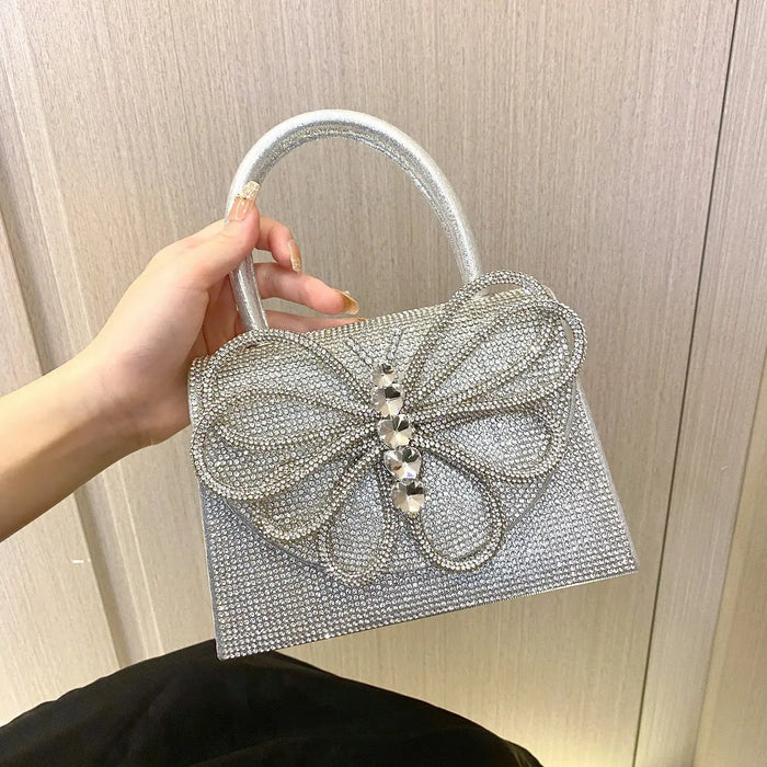 Rhinestone Butterfly Handbags fashionnsio