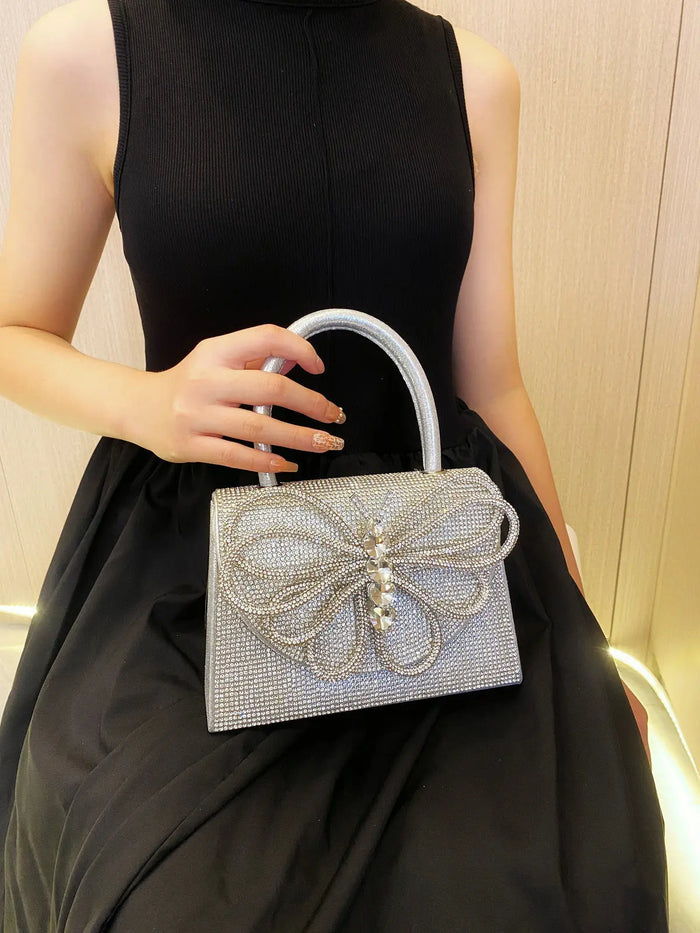 Rhinestone Butterfly Handbags fashionnsio
