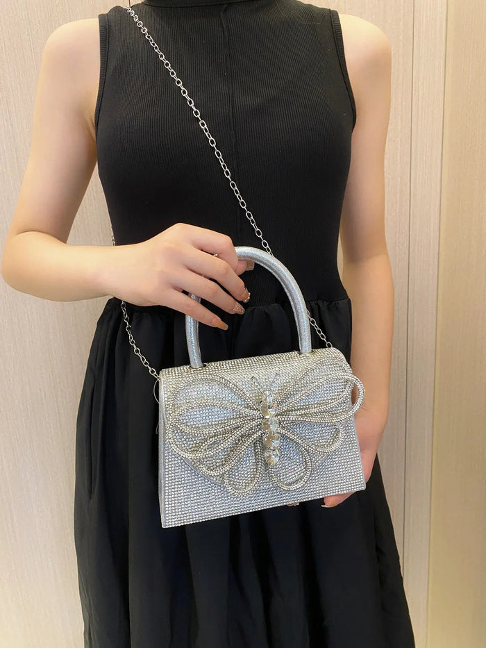 Rhinestone Butterfly Handbags fashionnsio