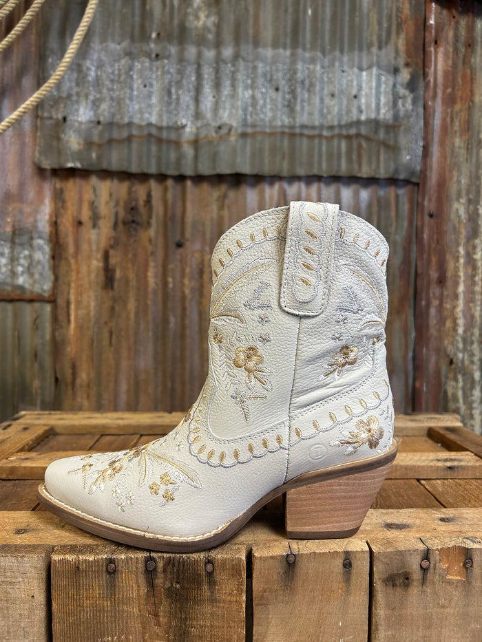 Dingo Primrose White Western Boot