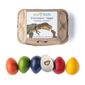 Dinosaur Eggs - 6 Easter Friendly Colors -Beeswax Crayons