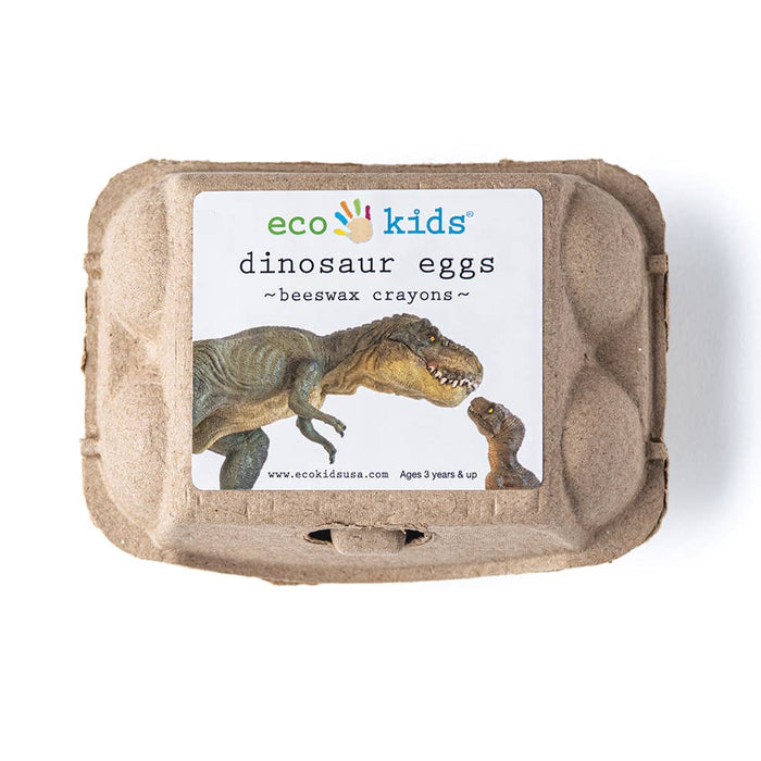 Dinosaur Eggs - 6 Easter Friendly Colors -Beeswax Crayons