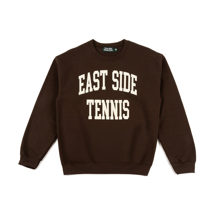 East Side Tennis Club Collegiate Crew Neck 'Brown'
