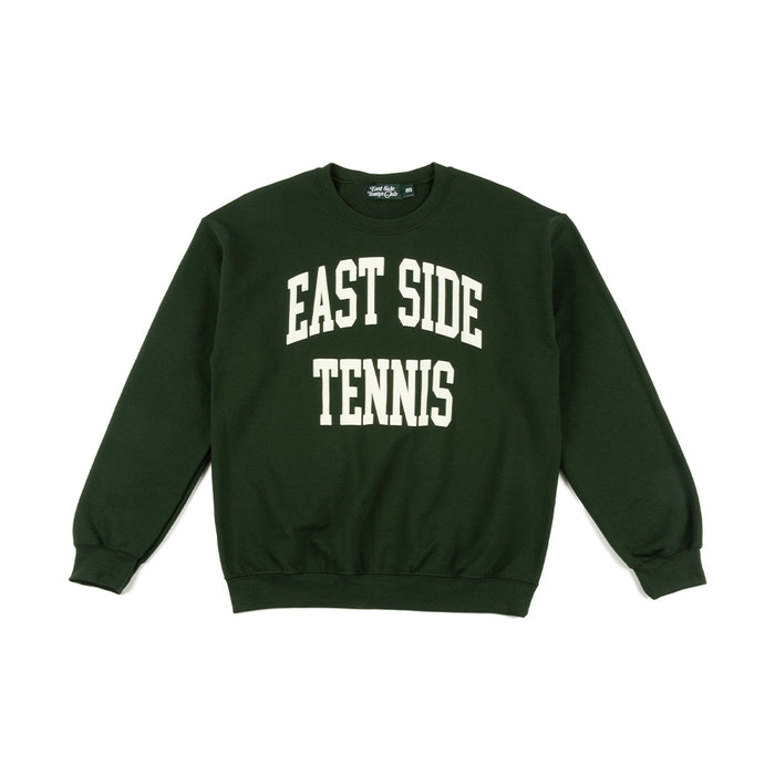 East Side Tennis Club Collegiate Crew Neck 'Green'