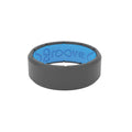 Edge Deep Stone Groove Ring