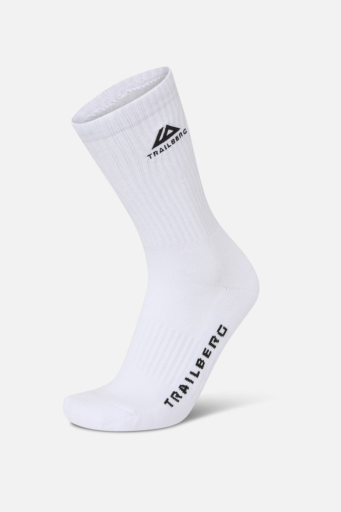 Edgebound 6 Pack Sock - White