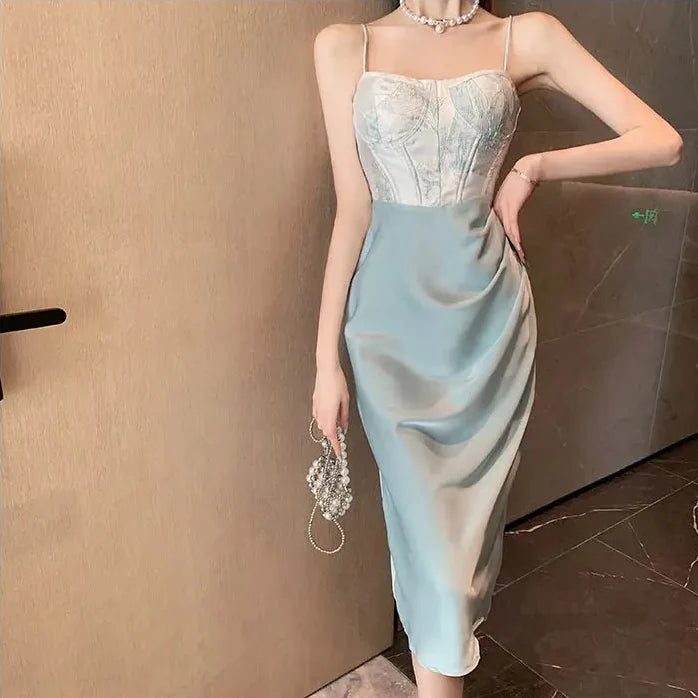 Corset Elegant Midi Dress fashionnsio