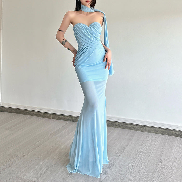 Elegant Mermaid Evening Gown fashionnsio