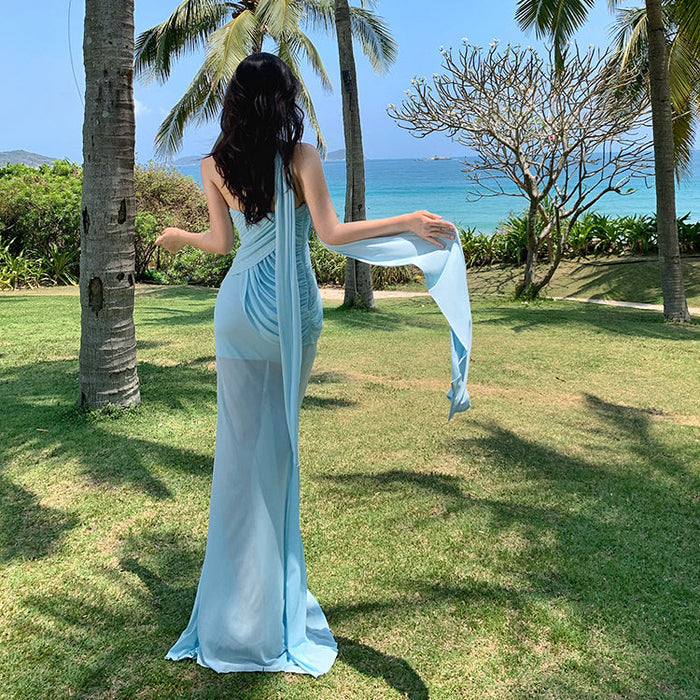Elegant Mermaid Evening Gown fashionnsio