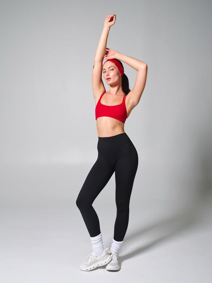Elysium Sports Bra - Lipstick Red