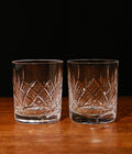 Engraved To Order Pair of Panel Style Whisky Tumblers