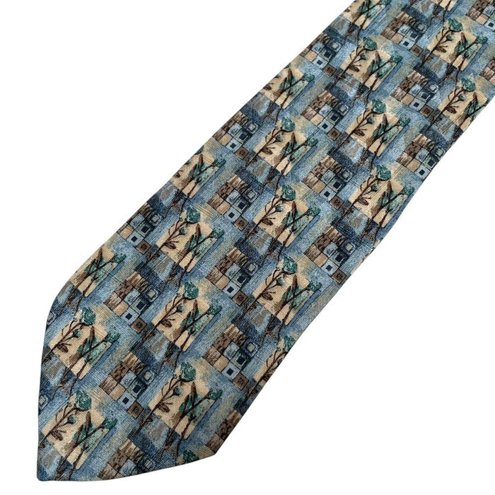 Ermenegildo Zegna Multicoloured Floral Silk Tie