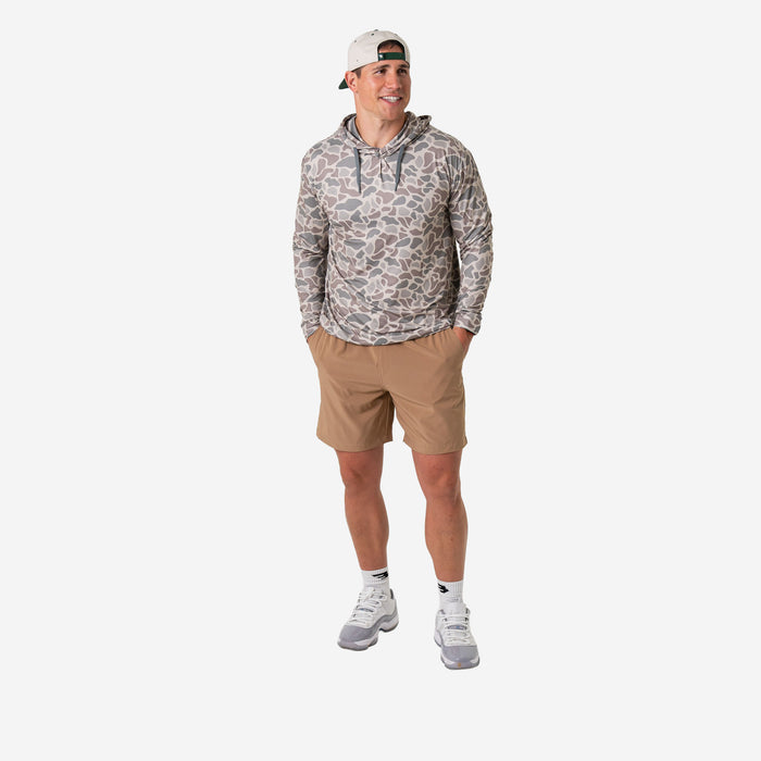 Everyday Short - Desert Tan - Flying Ducks Green Pocket