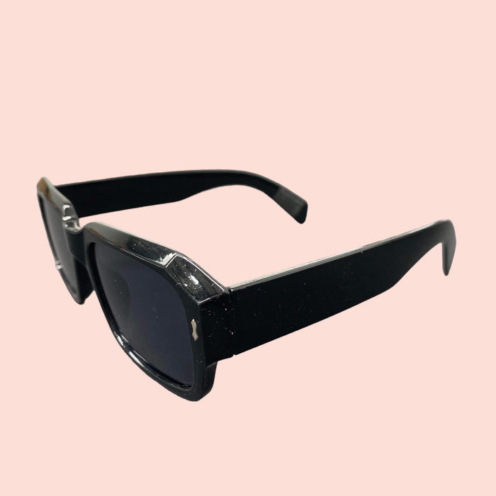 Evie Sunglasses Plain Black