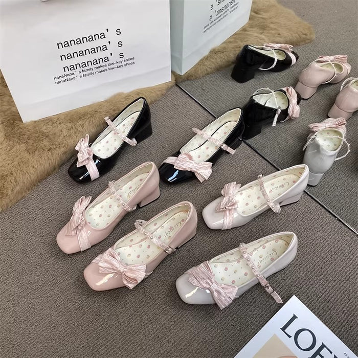 Fairy Bow Ballet Flats - Fashionnsio