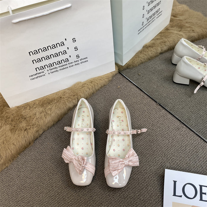 Fairy Bow Ballet Flats - Fashionnsio