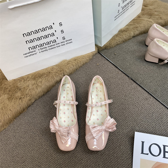 Fairy Bow Ballet Flats - Fashionnsio