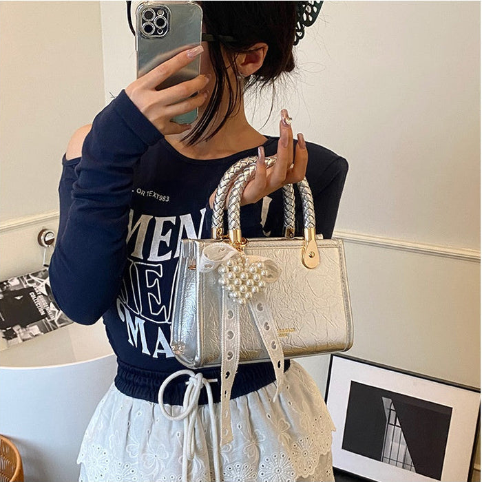 Fashionable Ribbon Tote Handbags - Fashionnsio