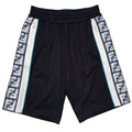Fendi Black Zucca Monogram Cotton Blend Bermuda Shorts