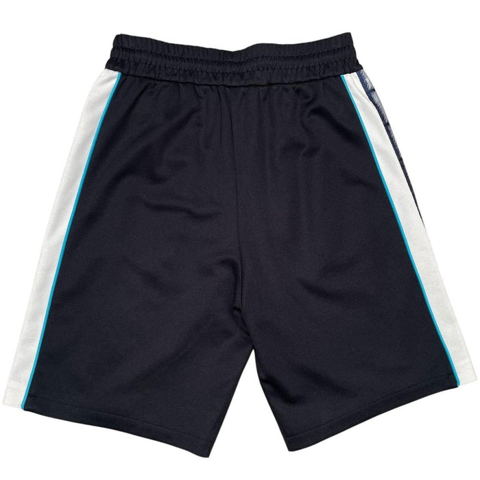 Fendi Black Zucca Monogram Cotton Blend Bermuda Shorts