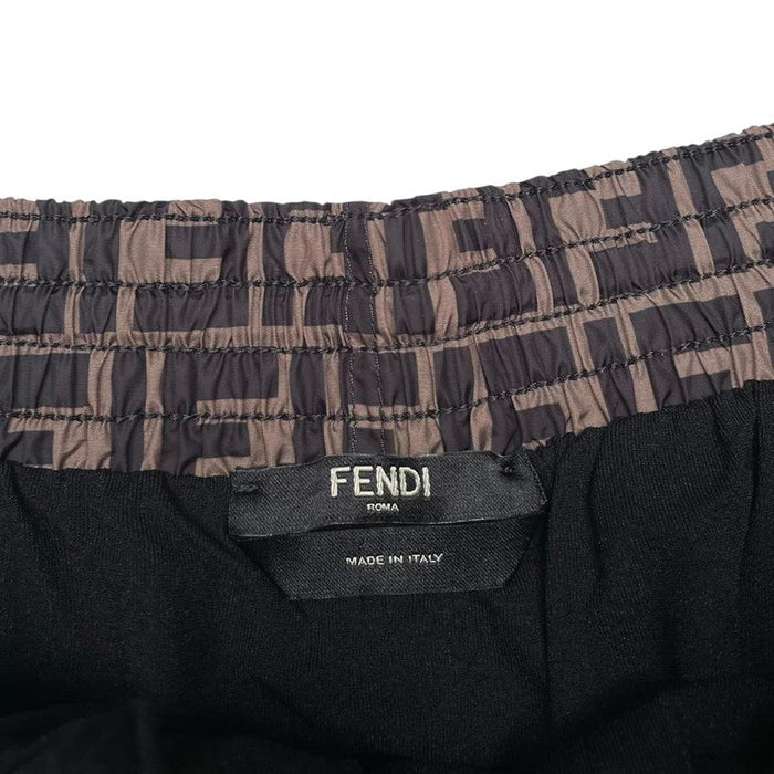 Fendi Zucca Monogram Brown Swim Shorts