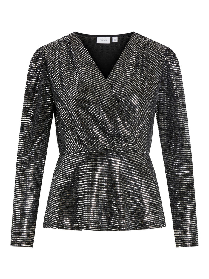 Festia Top (Black/Silver)