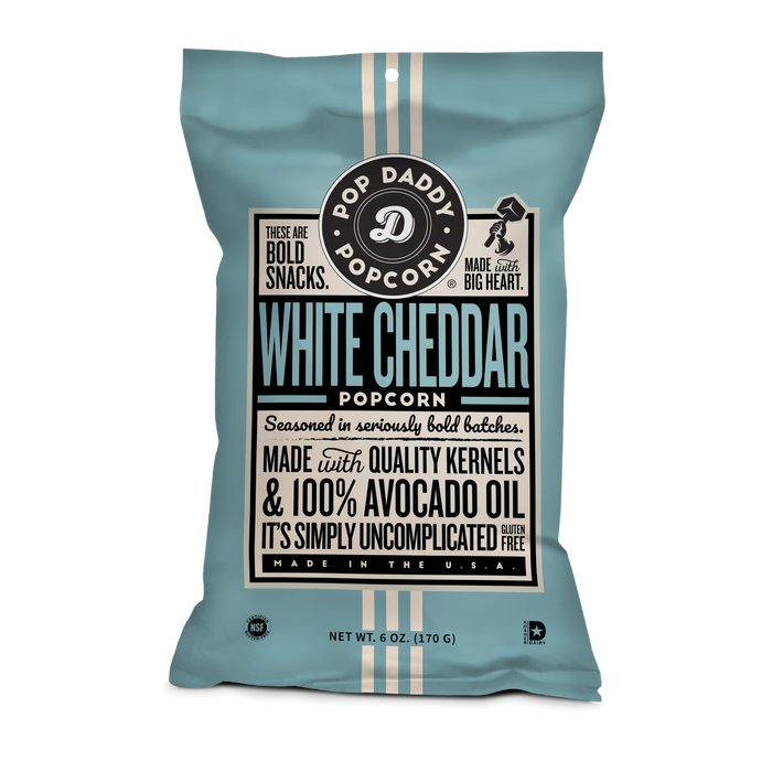 Flavored Popcorn - 6oz - Real White Cheddar