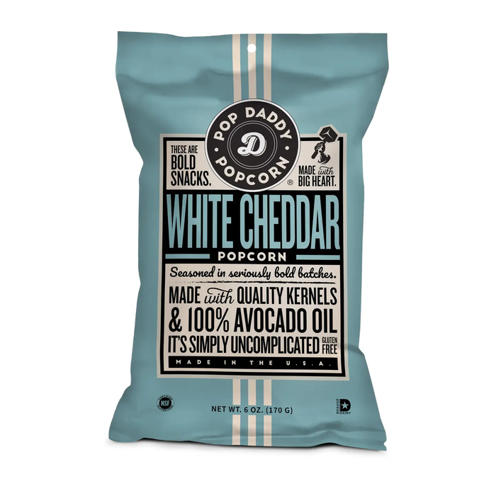 Flavored Popcorn - 6oz - Real White Cheddar