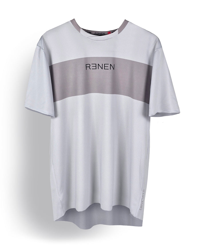 FLOW ss MTB JERSEY - Chalk/Stone