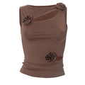 Flower Cut Out Crop Top fashionnsio