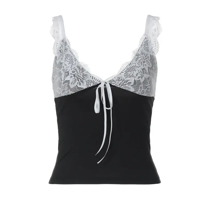 Bow Lace Tank Top fashionnsio