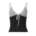 Bow Lace Tank Top fashionnsio