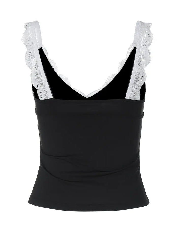 Bow Lace Tank Top fashionnsio