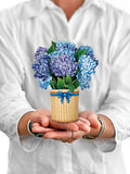 FreshCut Paper LLC - Mini Nantucket Hydrangeas (10 Pop-up Greeting Cards)