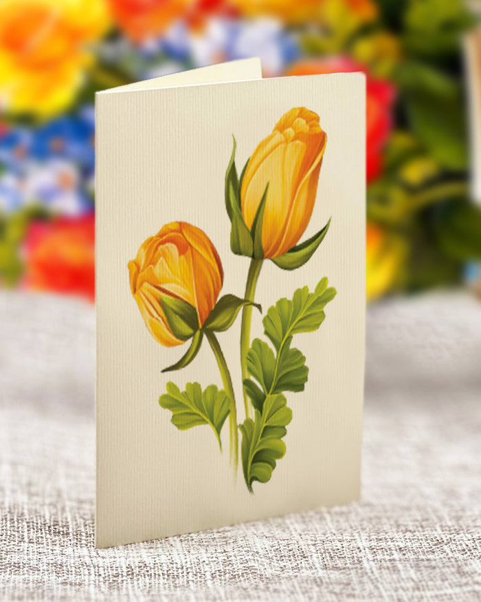 FreshCut Paper LLC - Sorbet Roses (8 Pop-up Greeting Cards)