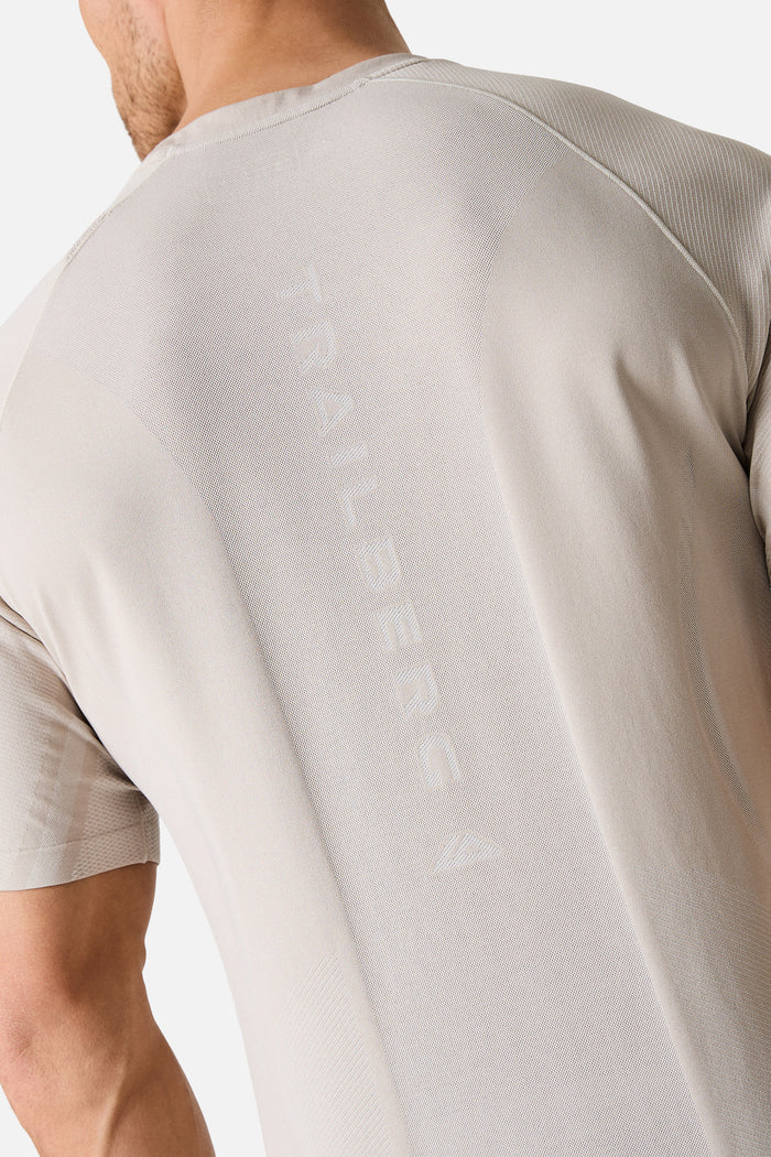 Fusion Seamless Tee - Pebble Stone/Frosted Ridge