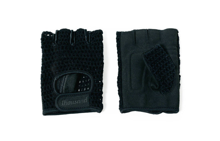 Gants Thousand Courier Stealth Black mitaines cuir
