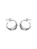 GIA HOOP EARRINGS (SILVER)