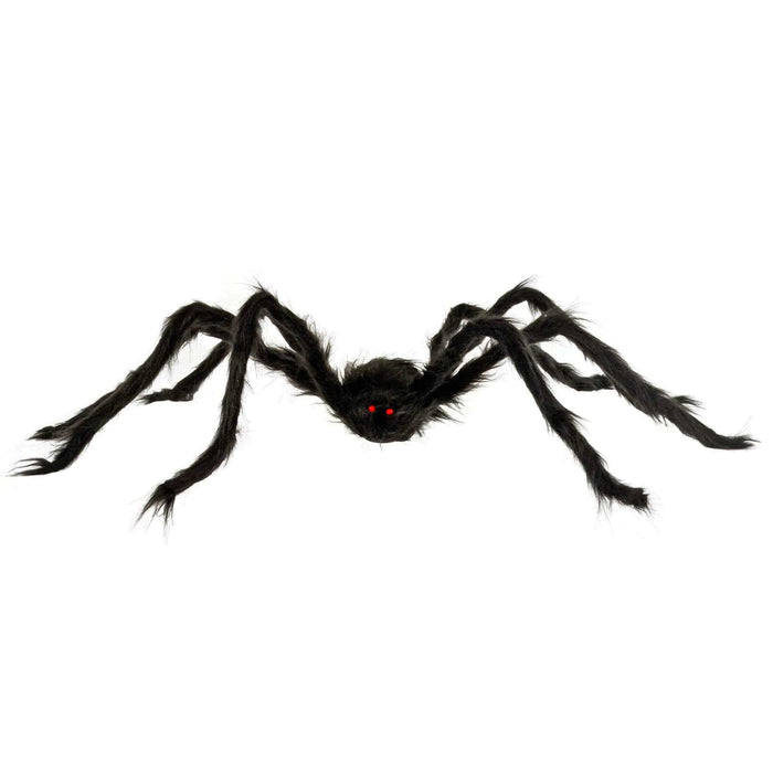 Giant Spider With Light Up Eyes Halloween Party Decoration 110cm