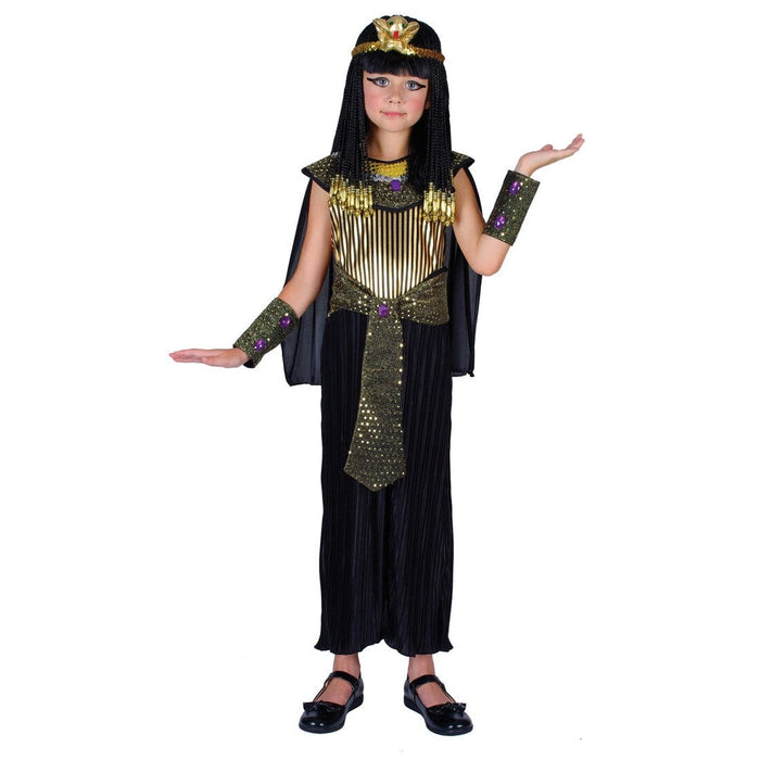 Girls Egyptian Queen Cleopatra Fancy Dress Halloween Costume L (8-10 years)