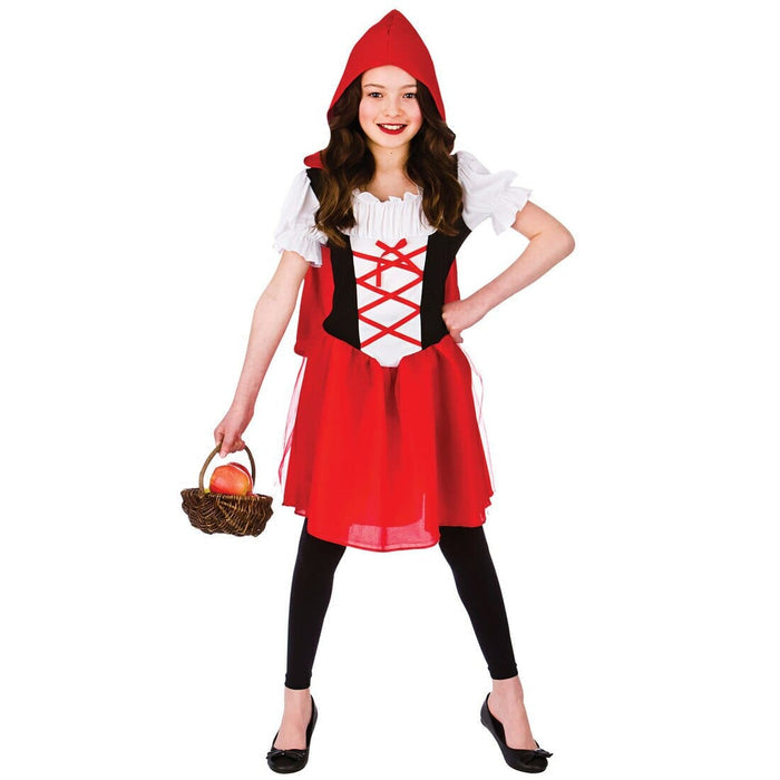 Girls Fairy Tale Little Red Riding Hood Fancy Dress Costume L (8-10 years)