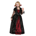 Girls Vampire Princess Halloween Horror Fancy Dress Party L (8-10 years)
