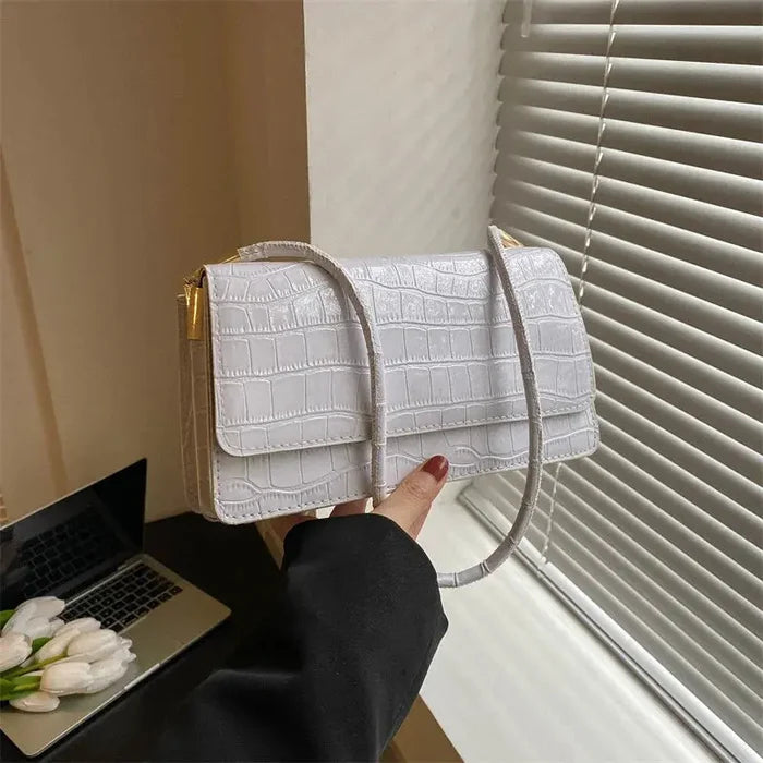 Glossy Pattern Shoulder Bags fashionnsio