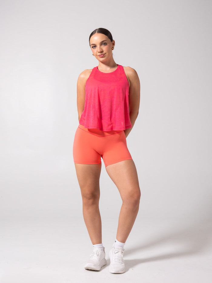 Go With The Flow Hip Tank - Punch