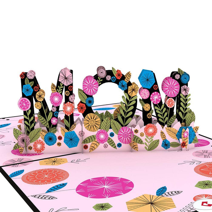 Grateful for Mom Card, 5x7" Pop-Up Cards