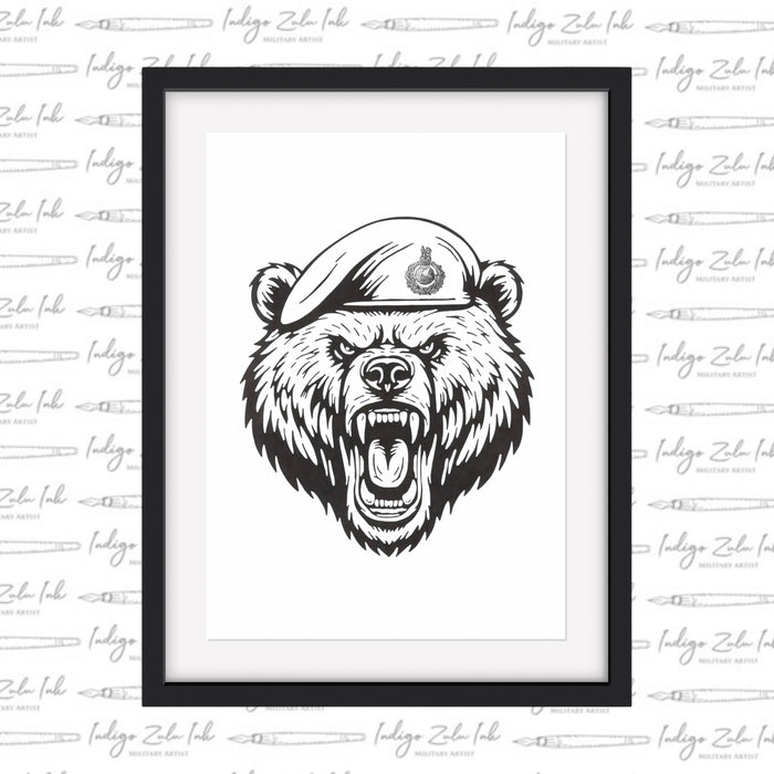 Grizzly Commando - INDIGO ZULU INK