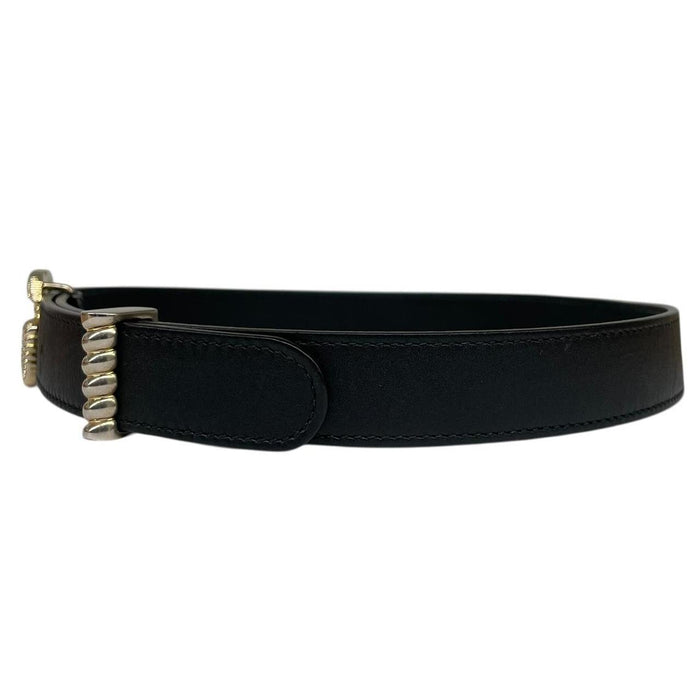 Gucci Black Torchon Double G Leather Belt