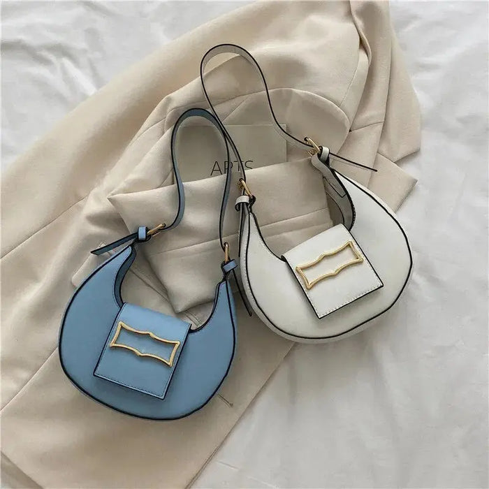 Dumpling Buckle Shoulder Bags fashionnsio