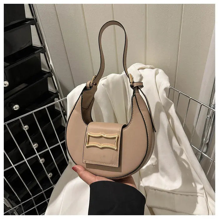 Dumpling Buckle Shoulder Bags fashionnsio