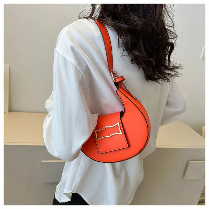 Dumpling Buckle Shoulder Bags fashionnsio
